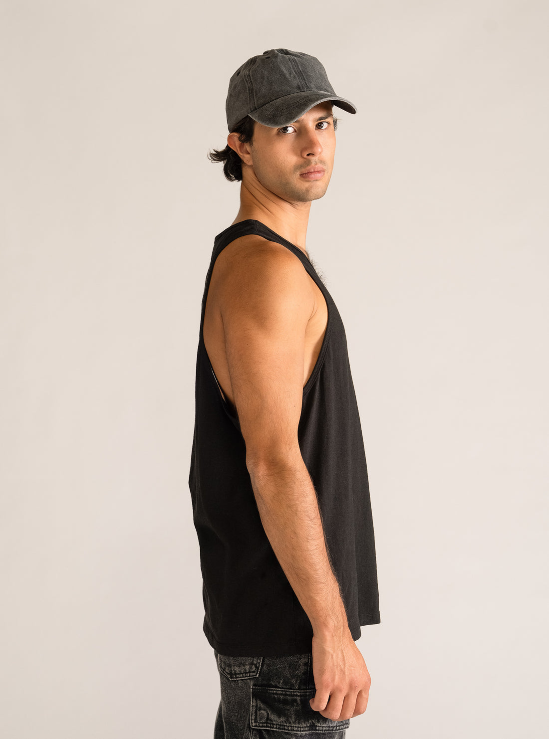 High By The Beach Tanktop, Negro