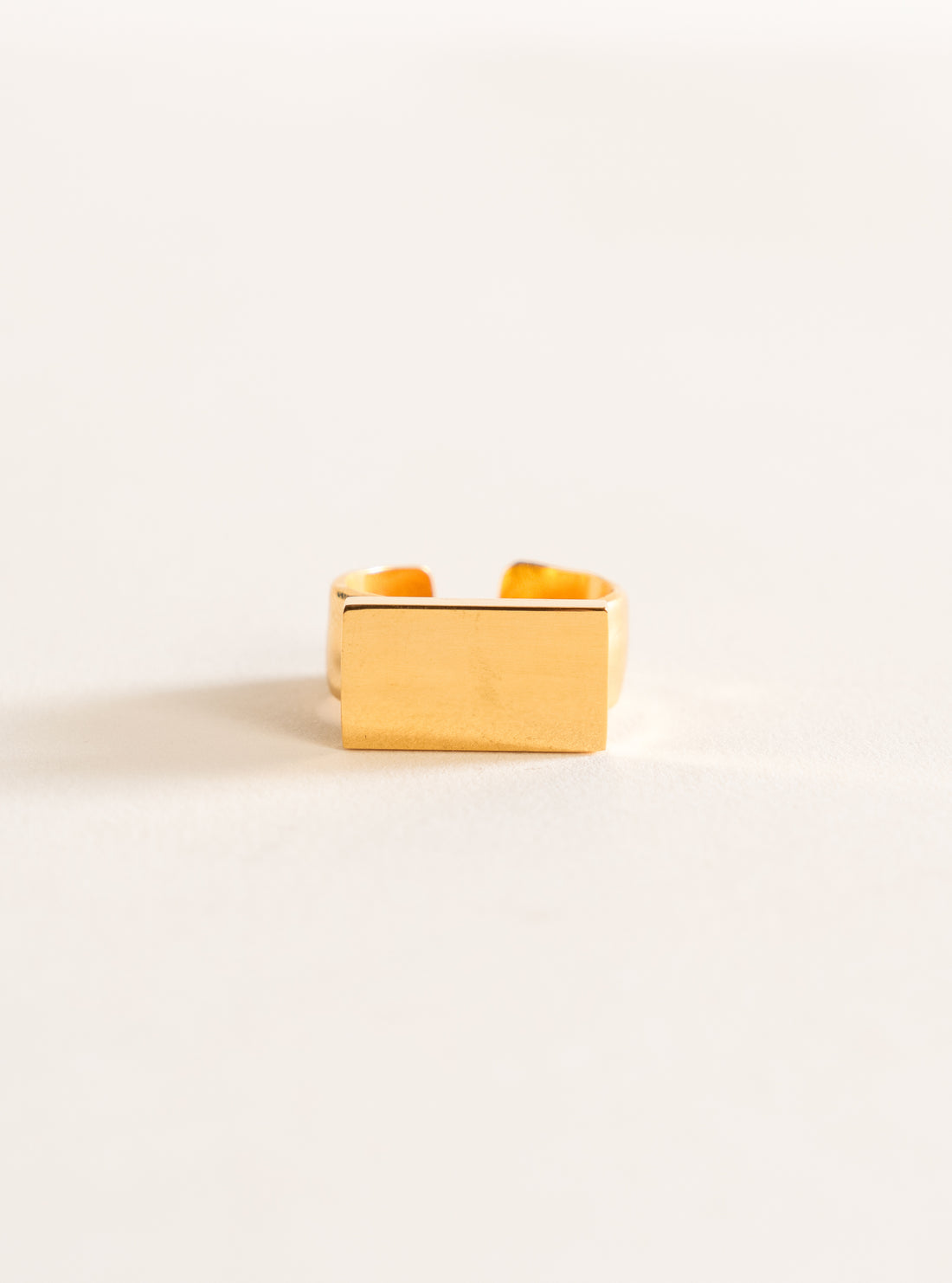 Adjustable Open Ring, Dorado