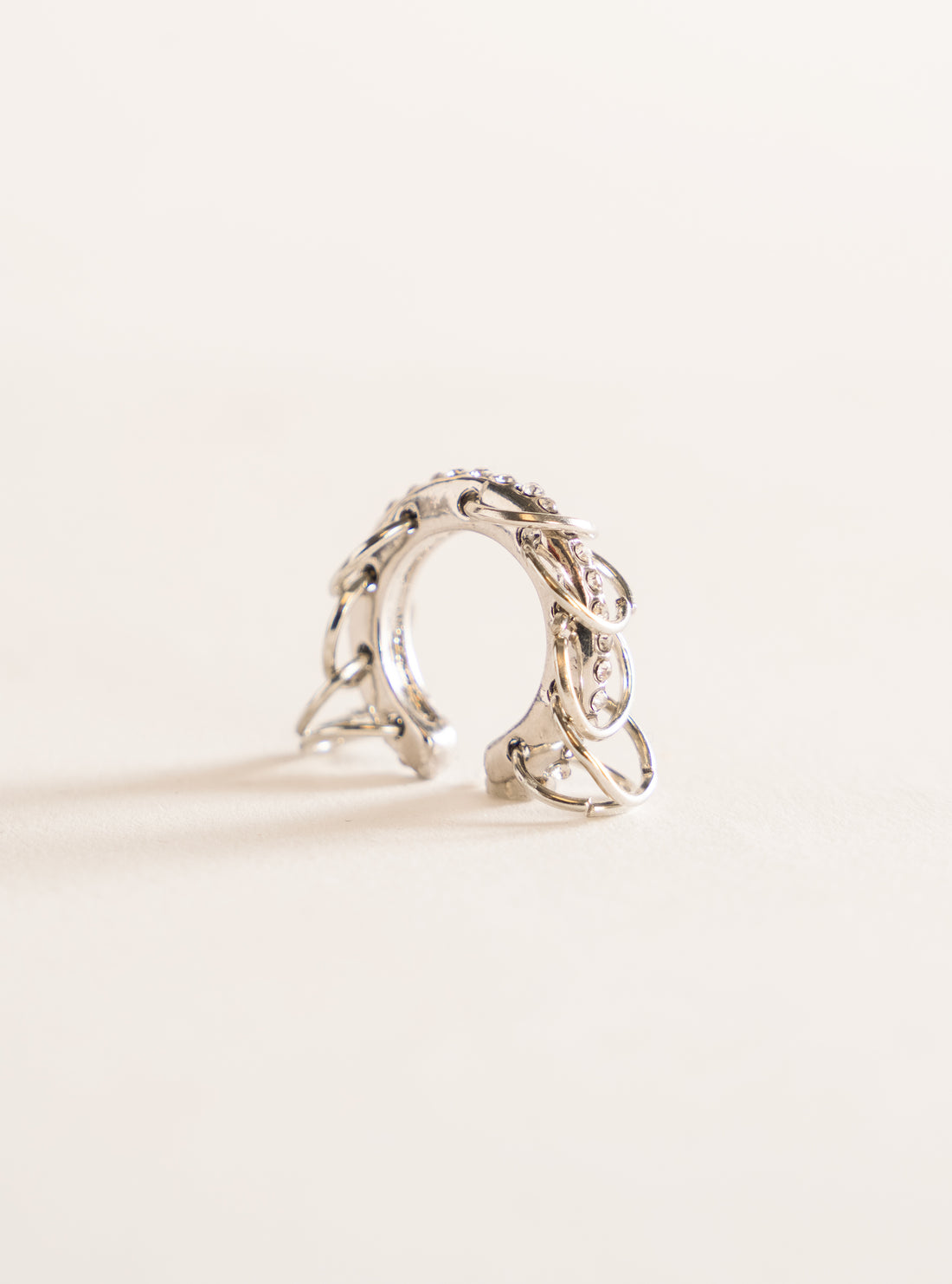 Eternal Hoops Arete, Plateado