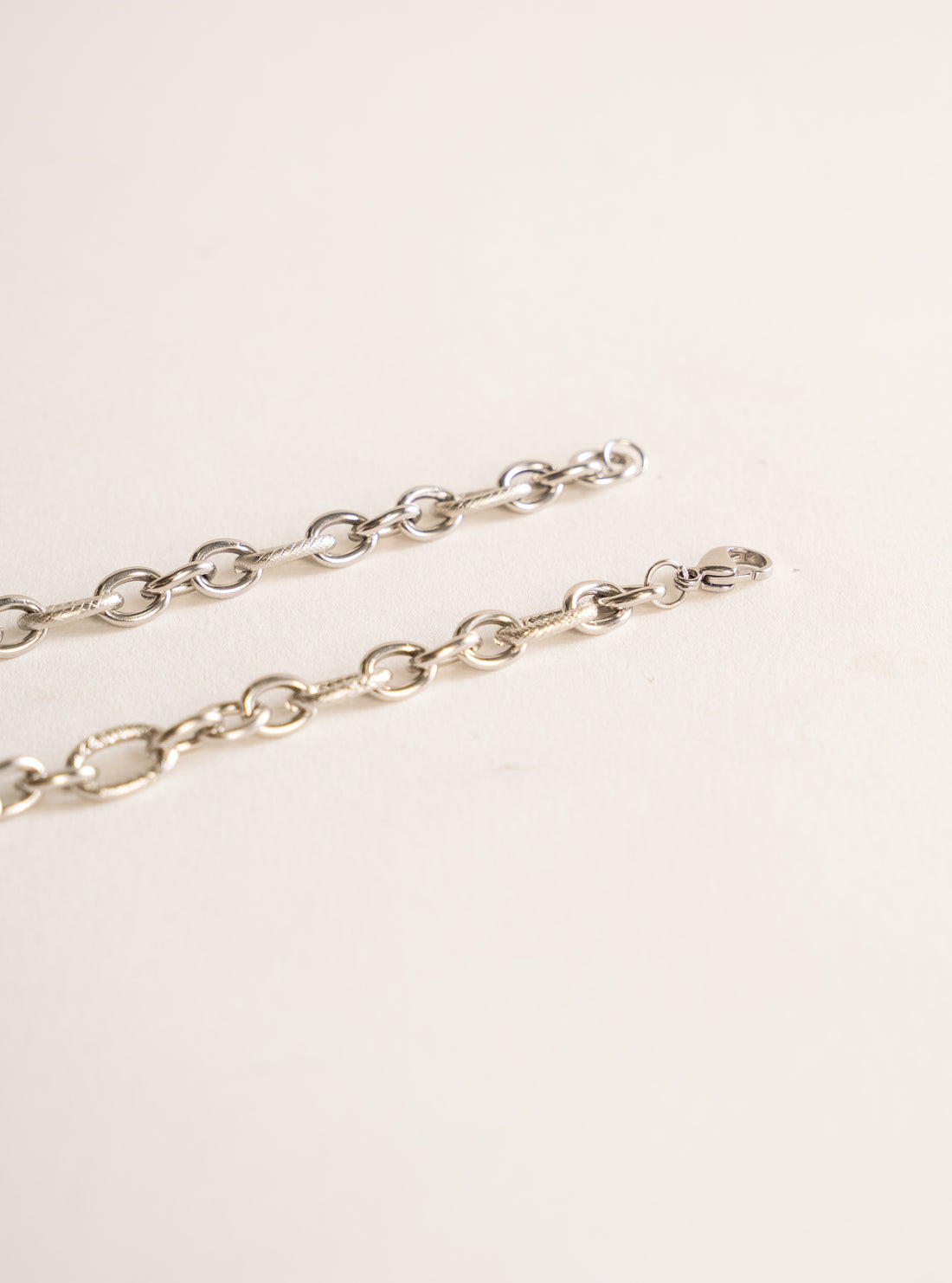 Link Chain Necklace, Plateado