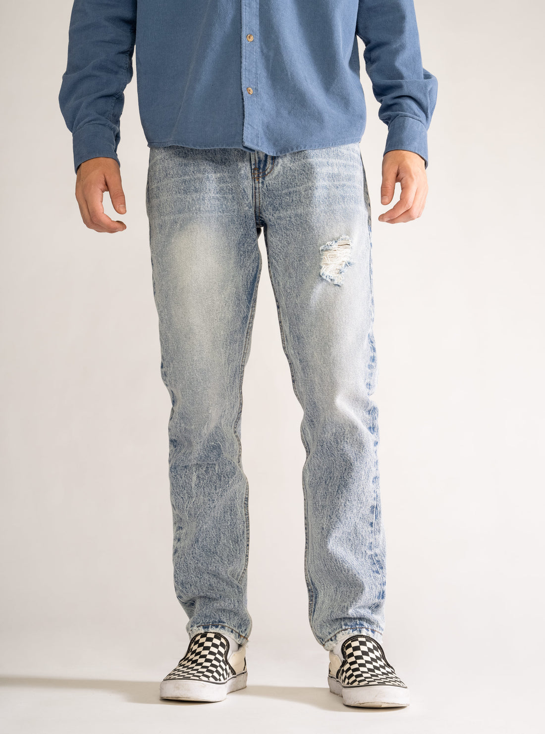 Suspicious Minds Jeans Regular Vintage, Celeste