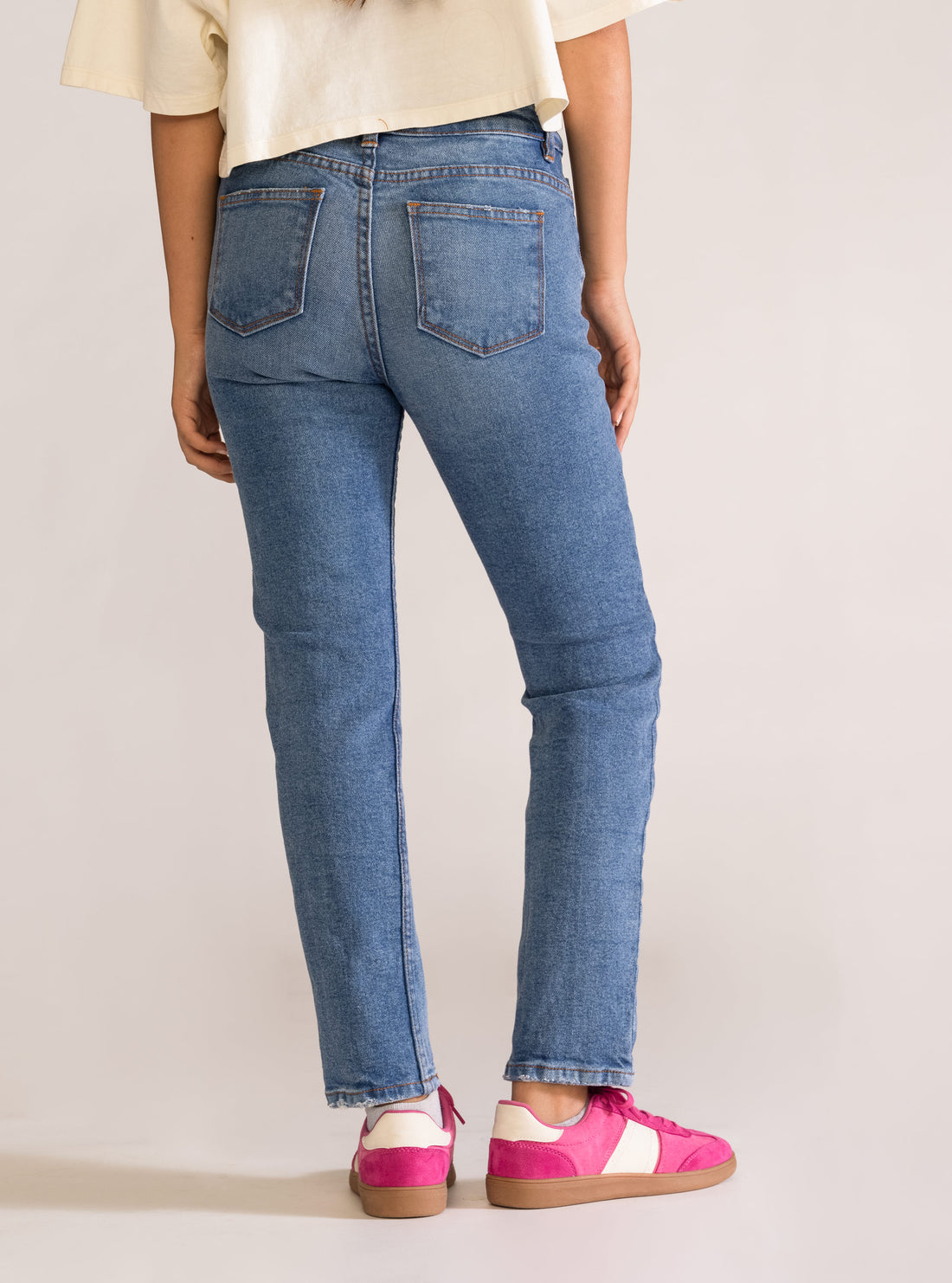 Justify My Love Cigarette Jeans, Azul Claro