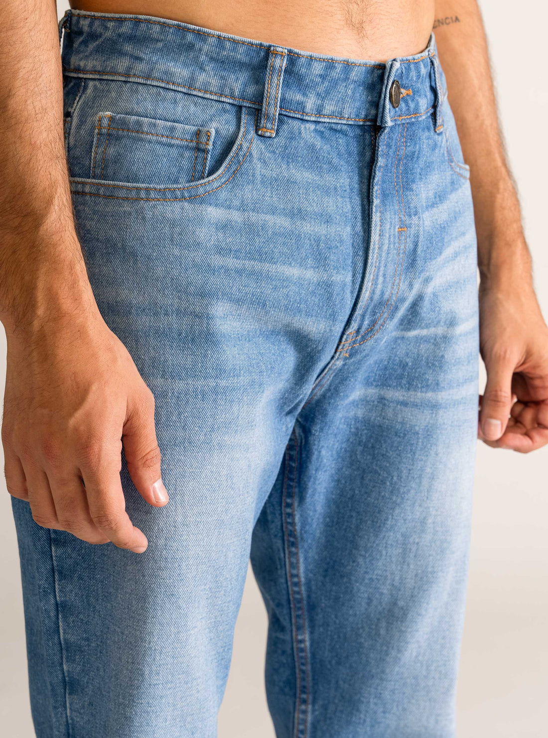 Just Fantasy Regular Vintage Jeans, Azul Claro