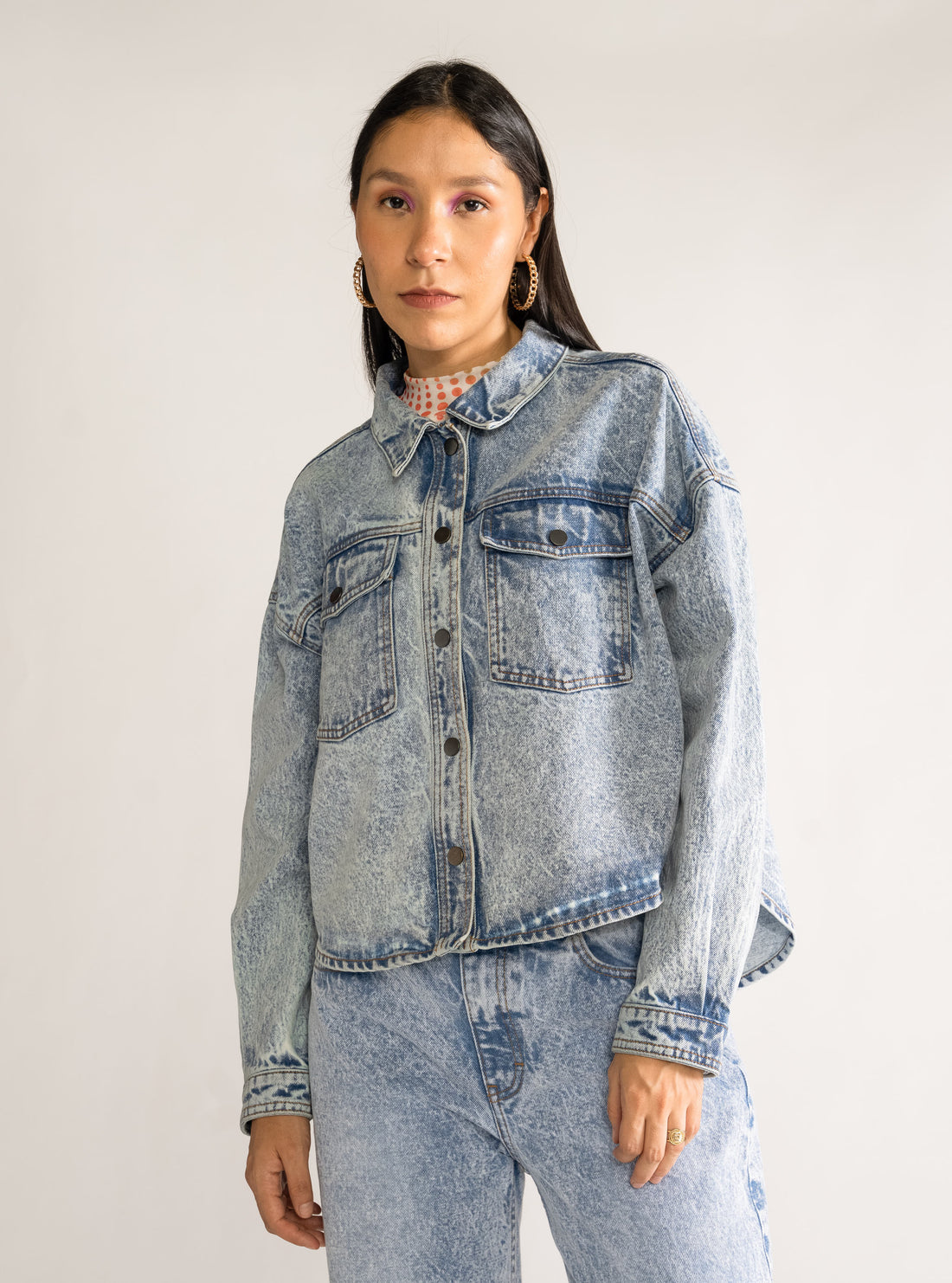 Born To Die Denim Jacket, Celeste