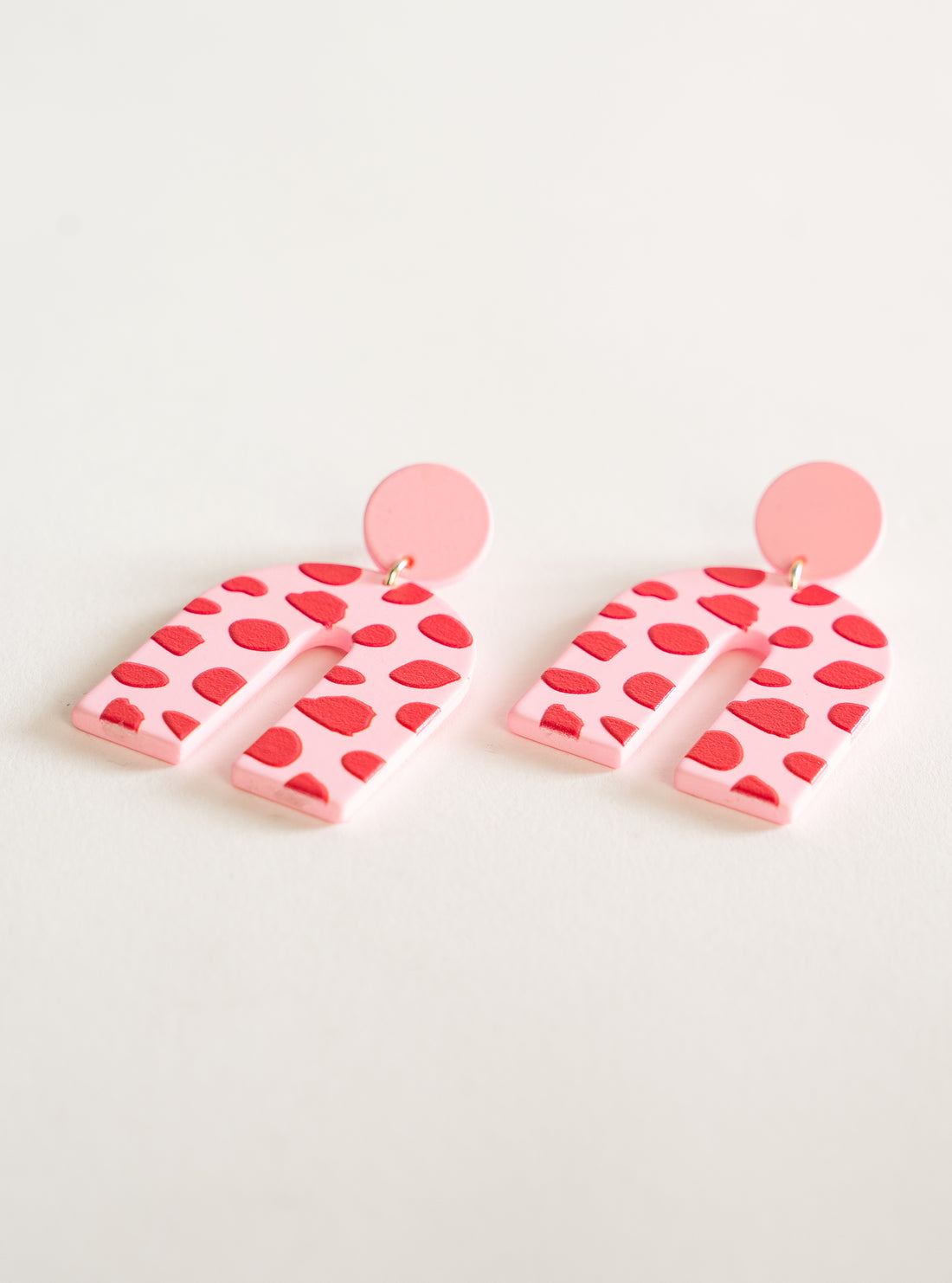 Arc de Triomphe Earrings, Rosado