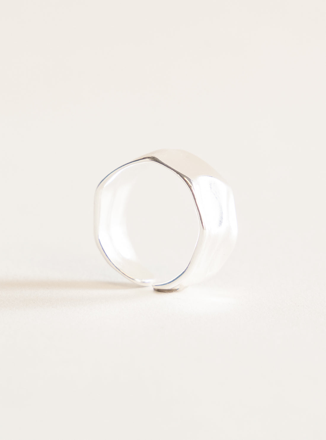 Fingers Up Ring, Plateado