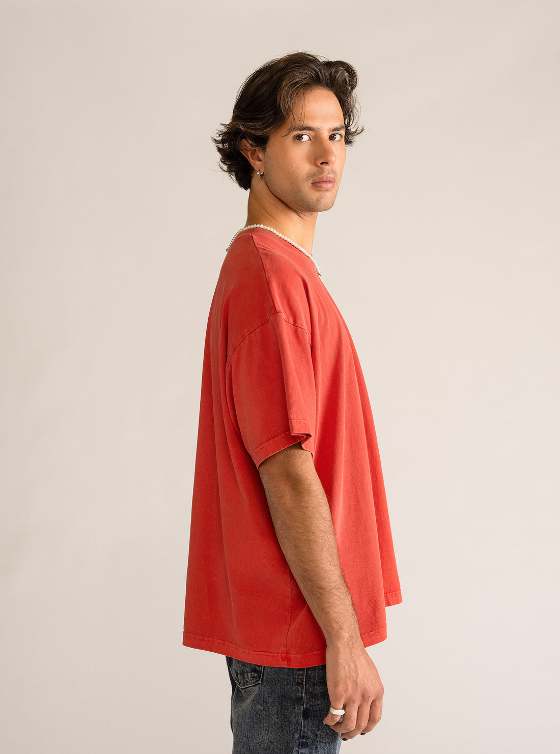 Flaming Hot Oversize T-Shirt, Rojo