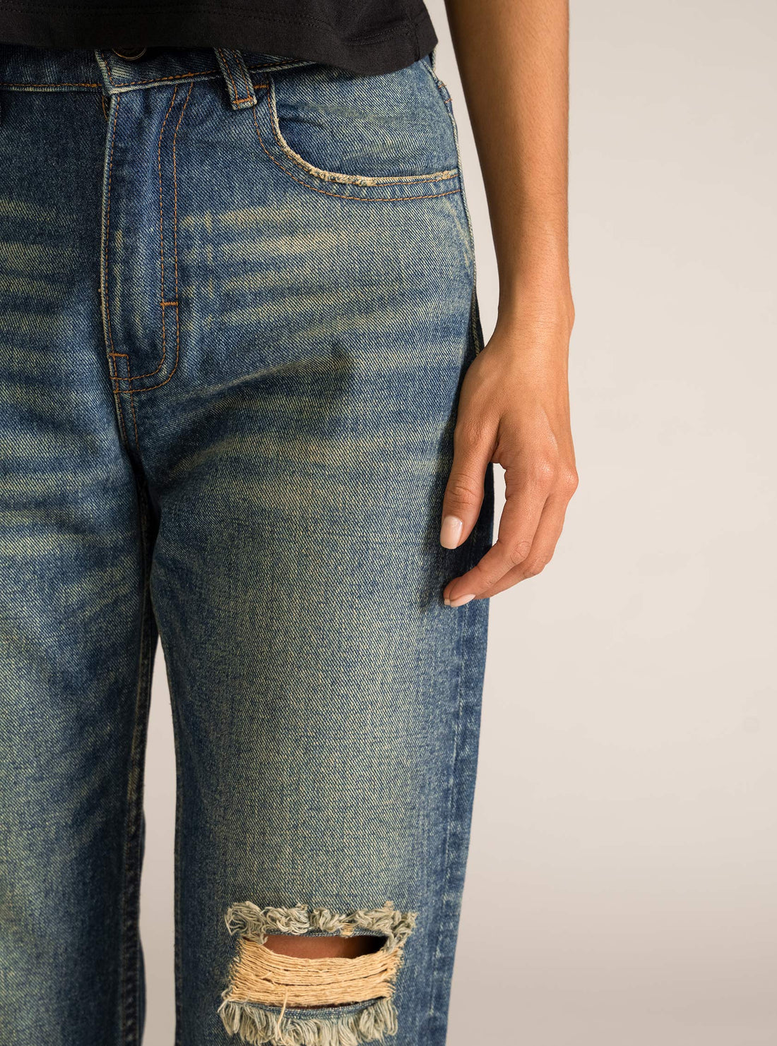Boggs Slim Jeans, Verde Obscuro