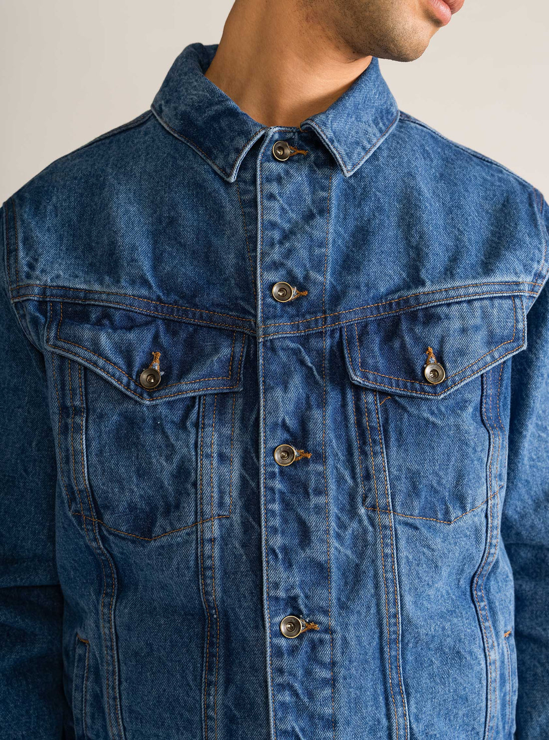 Classic Denim Jacket, Azul Claro