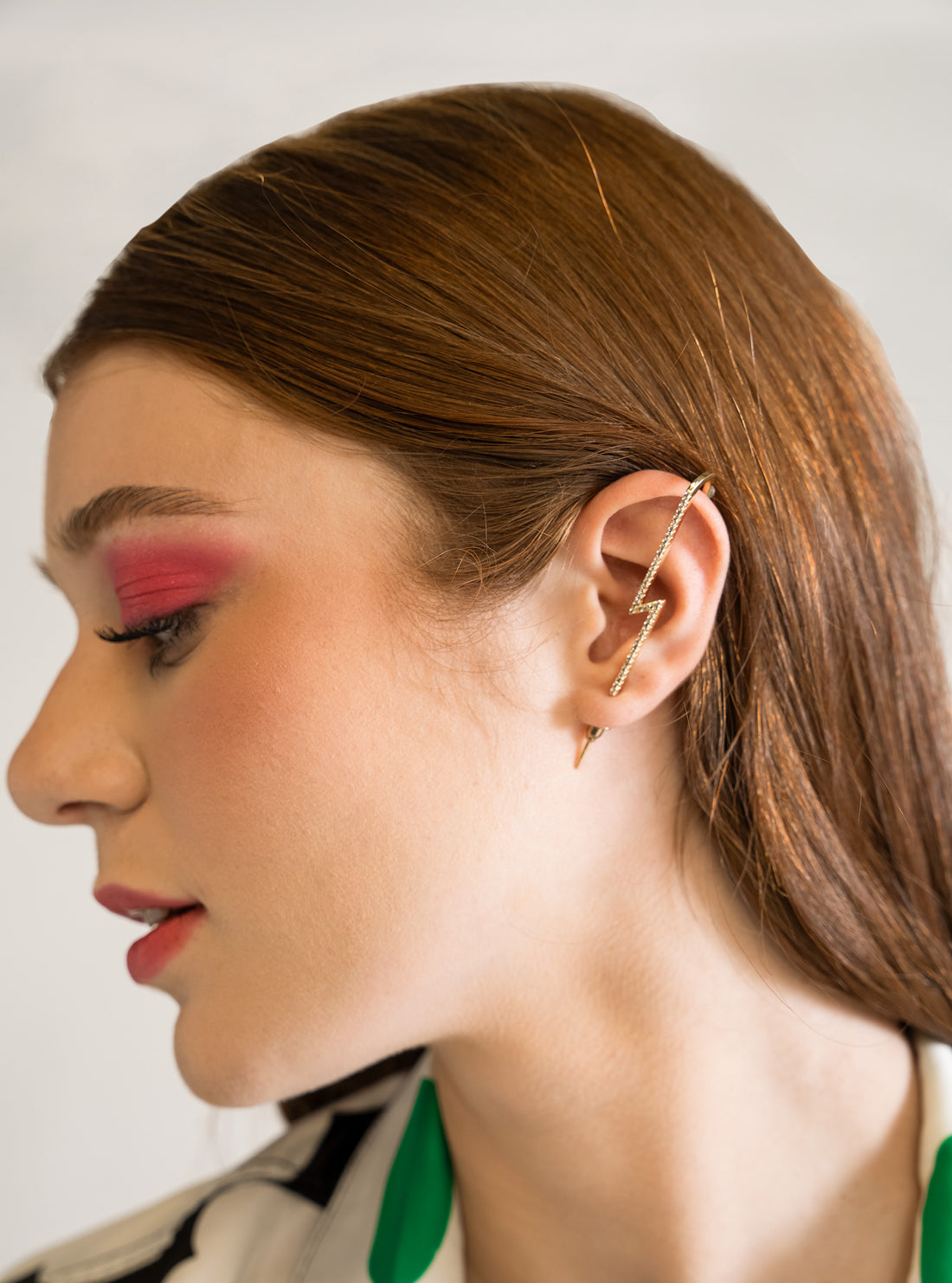 Double Voltage Earrings, Dorado