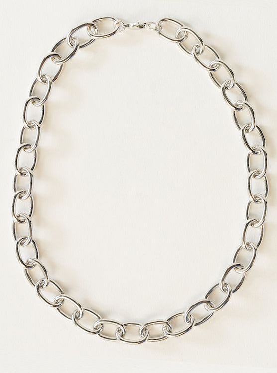 Cosmic Cassini Necklace, Plateado