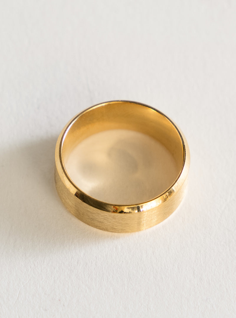 Just Casual Band Ring, Dorado