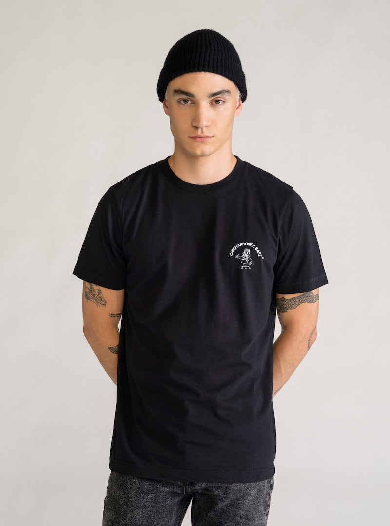 Chicharrones Baez Regular T-shirt, Negro