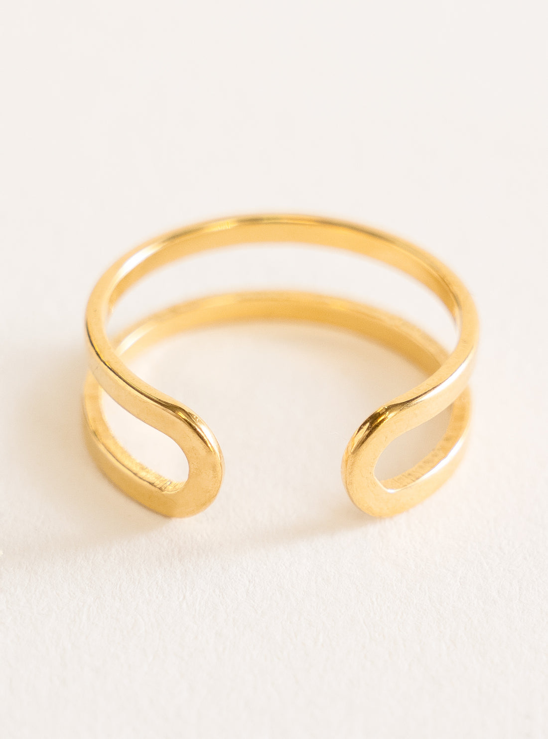 Geometric Hollow Resizable Ring, Dorado
