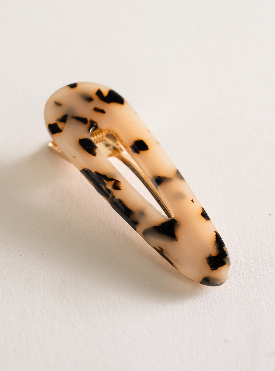 Marble Acrylic Hairpin Clip, Rosado