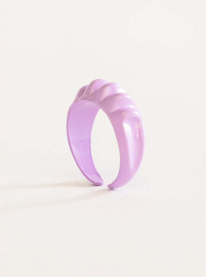 Wavey Baby Ring, Lila