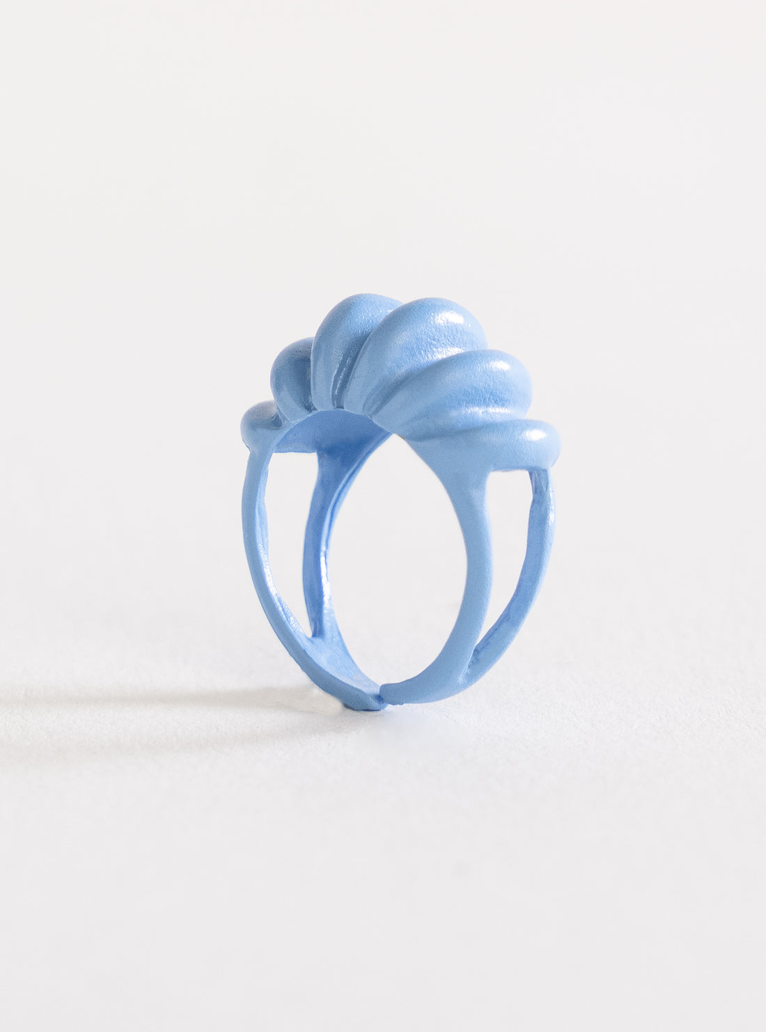Curves All Over Ring, Azul Claro