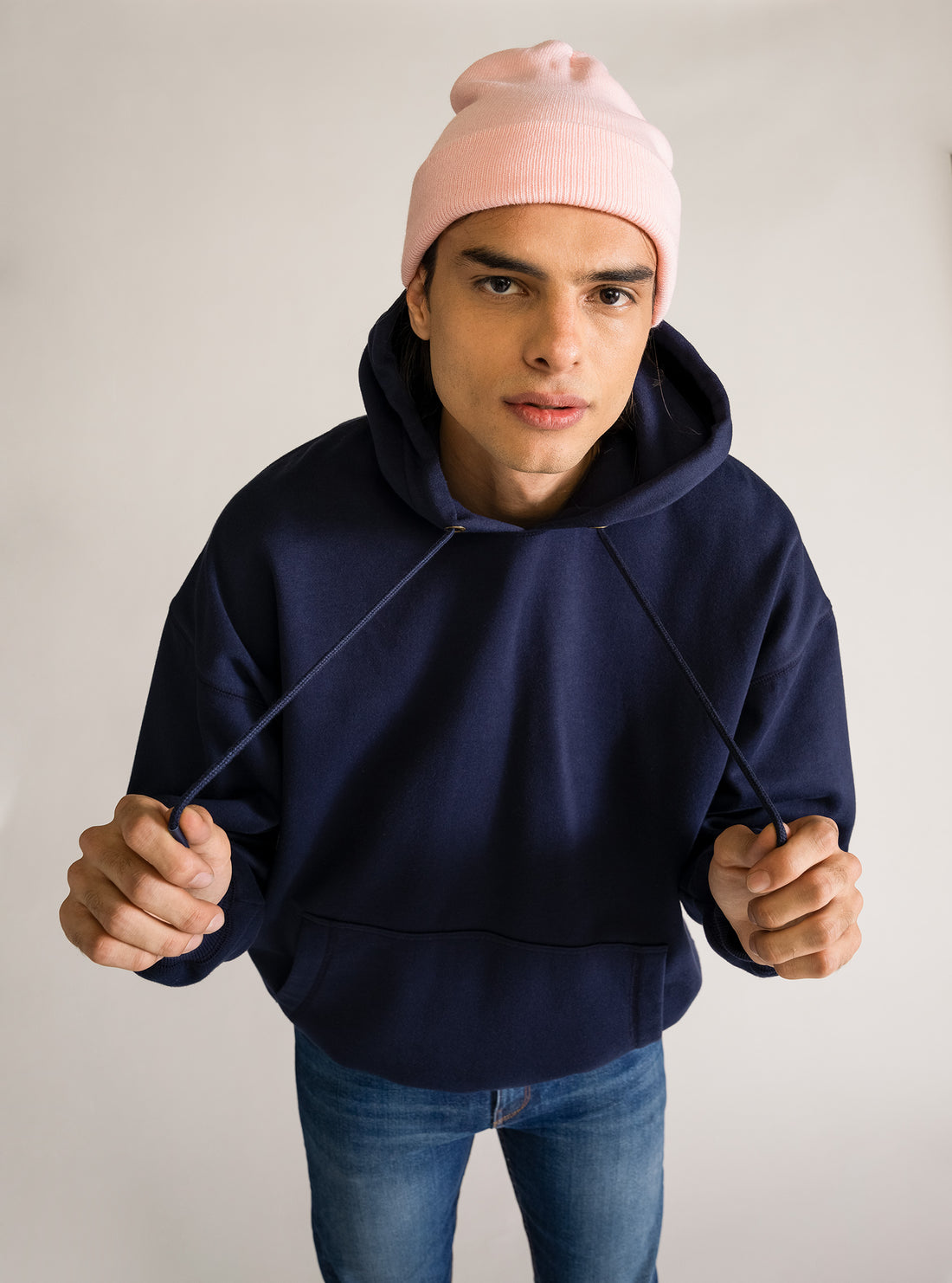 Basic Hoodie Premium, Azul Obscuro