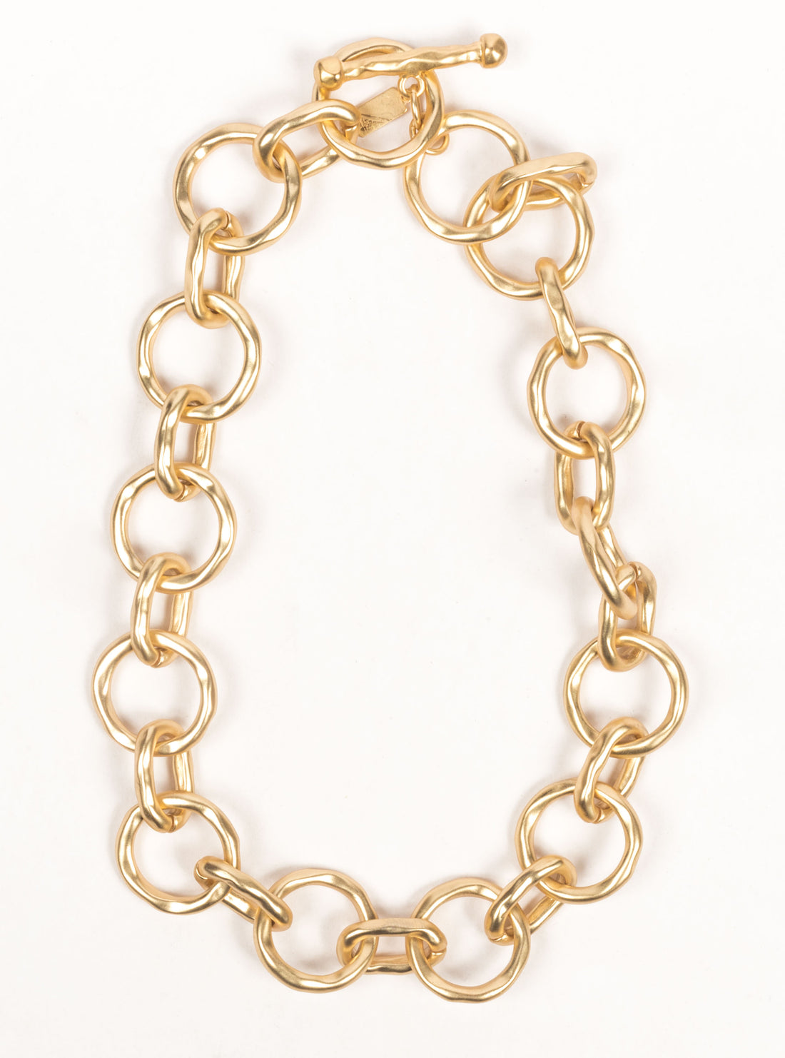 Shackle Link Necklace, Dorado