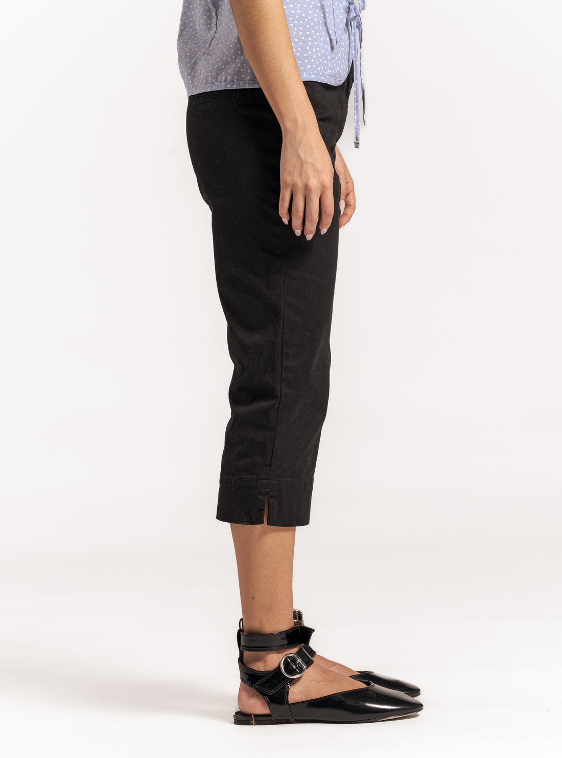 Rhode Capri Pantalón, Negro