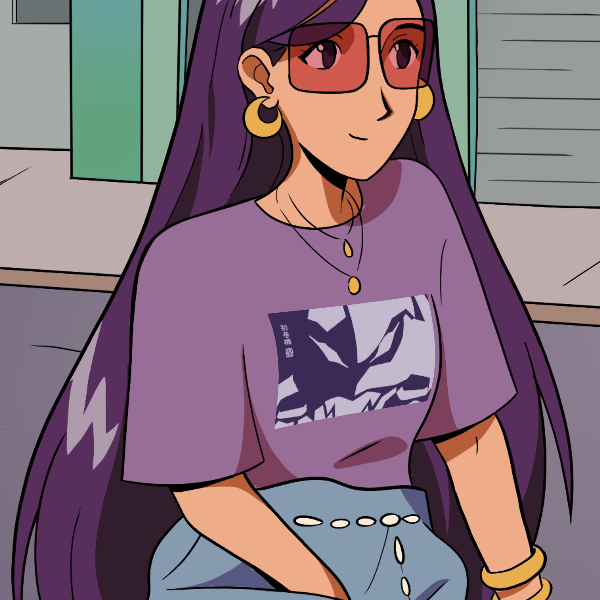 Eva 01 Evangelion Drop T-Shirt