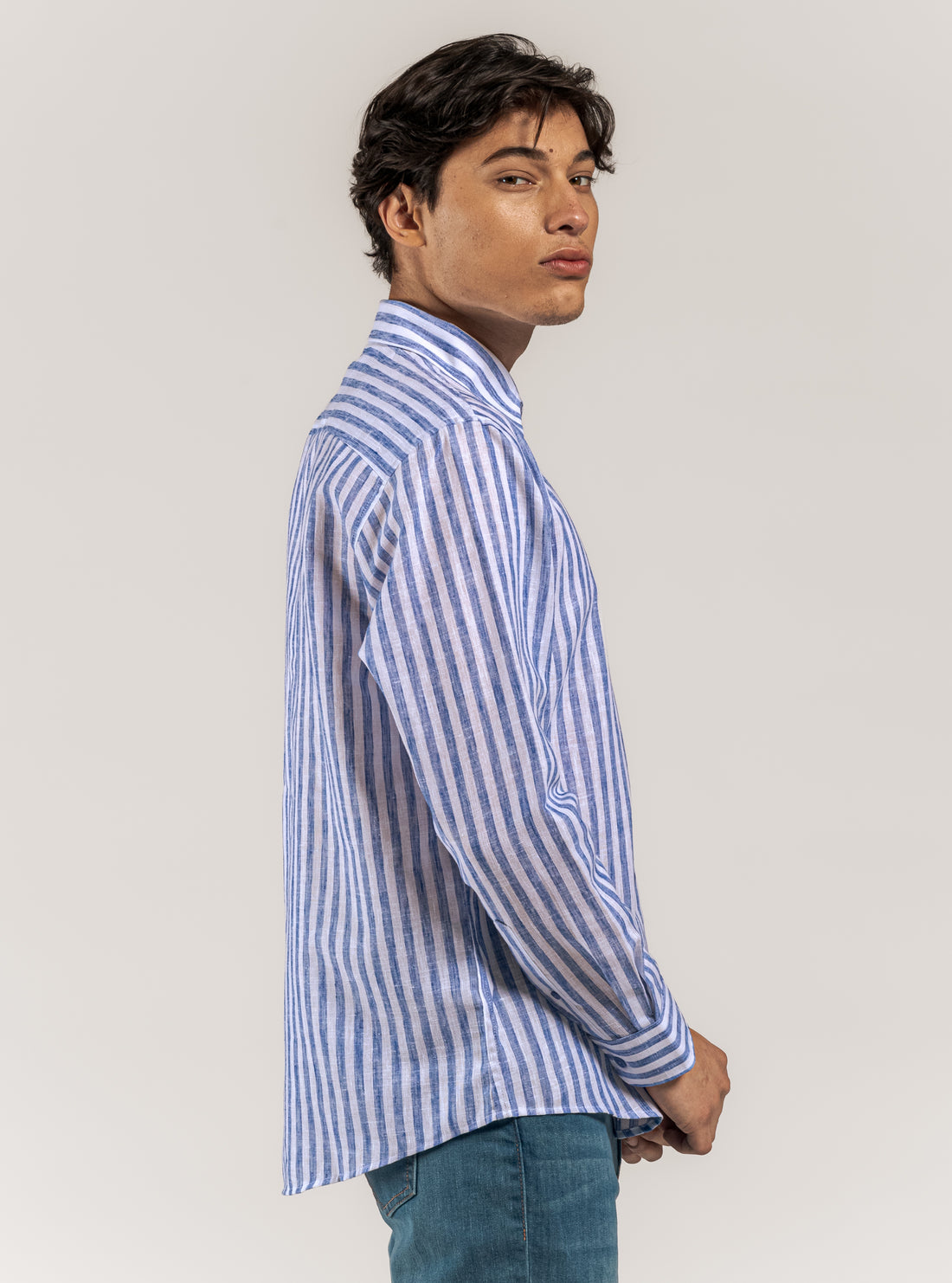 Through Every Chapter Camisa, Azul Claro