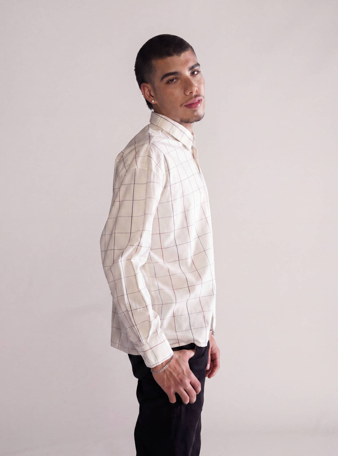 Untouchable Camisa Boxy, Beige