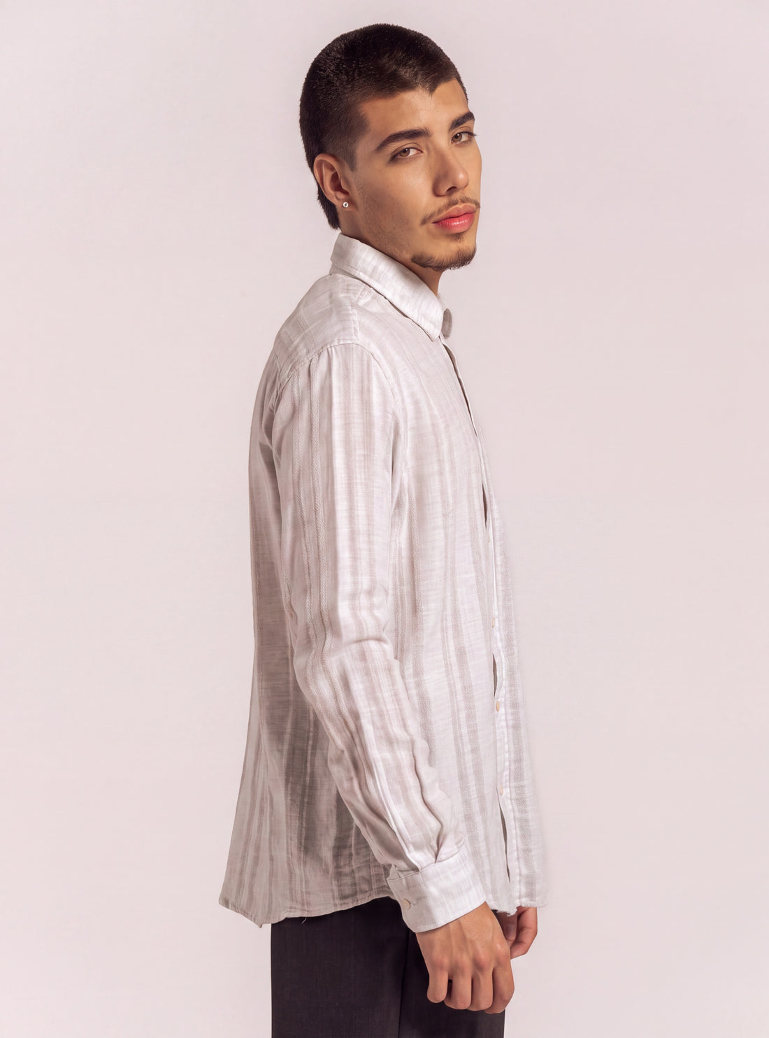 Hung Out Camisa, Gris Claro