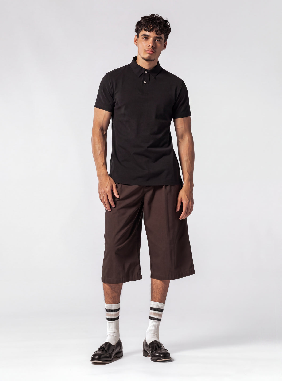 Camisa Polo Basic Premium SEAMLESS, Negro