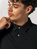 Camisa Polo Basic Premium SEAMLESS, Negro