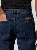 Buckle Up Vintage Fit Jeans Azul Obscuro – jeans regular fit para hombre Distefano (vista 6)