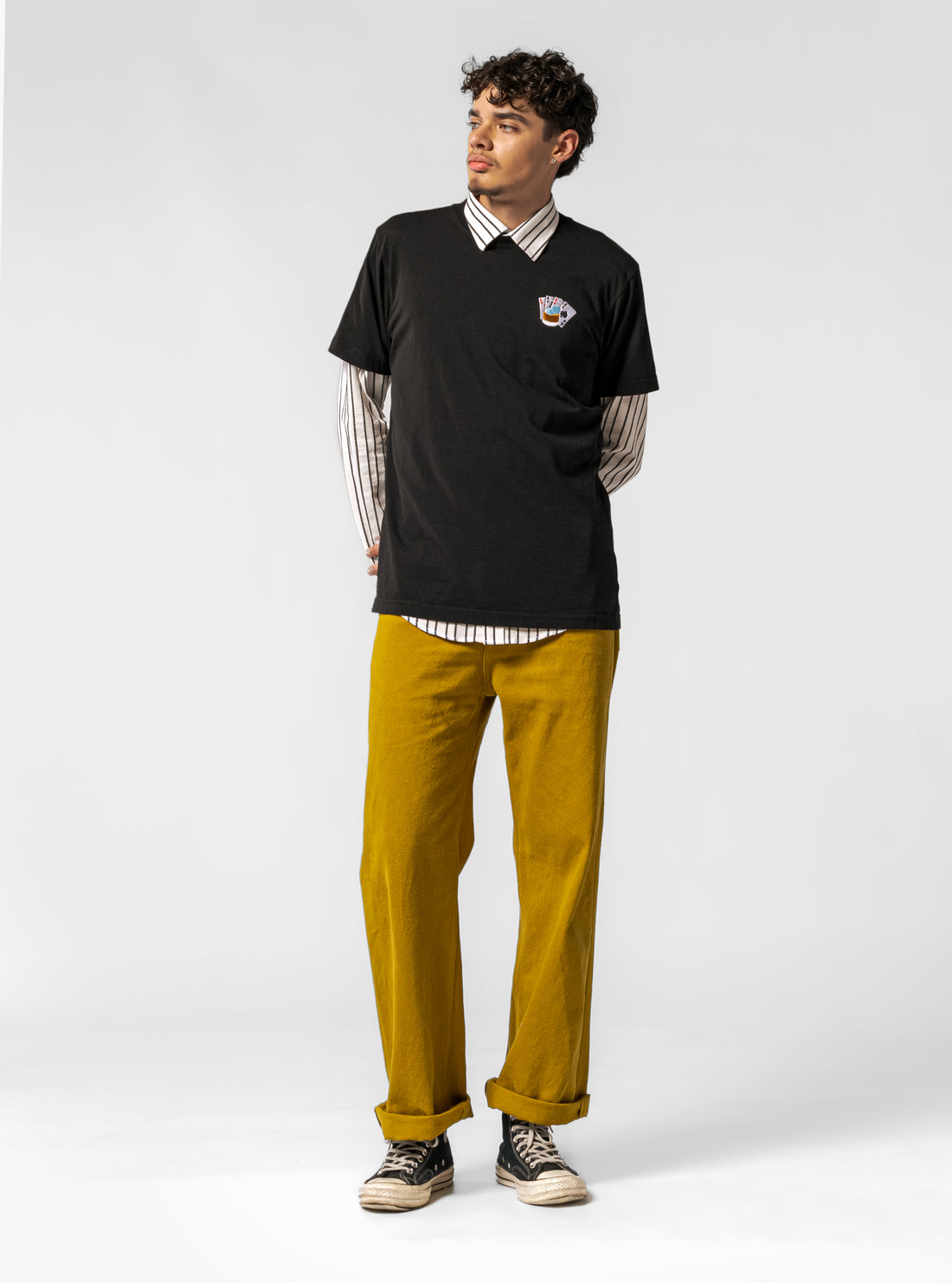 Whisky Sour Playera, Negro
