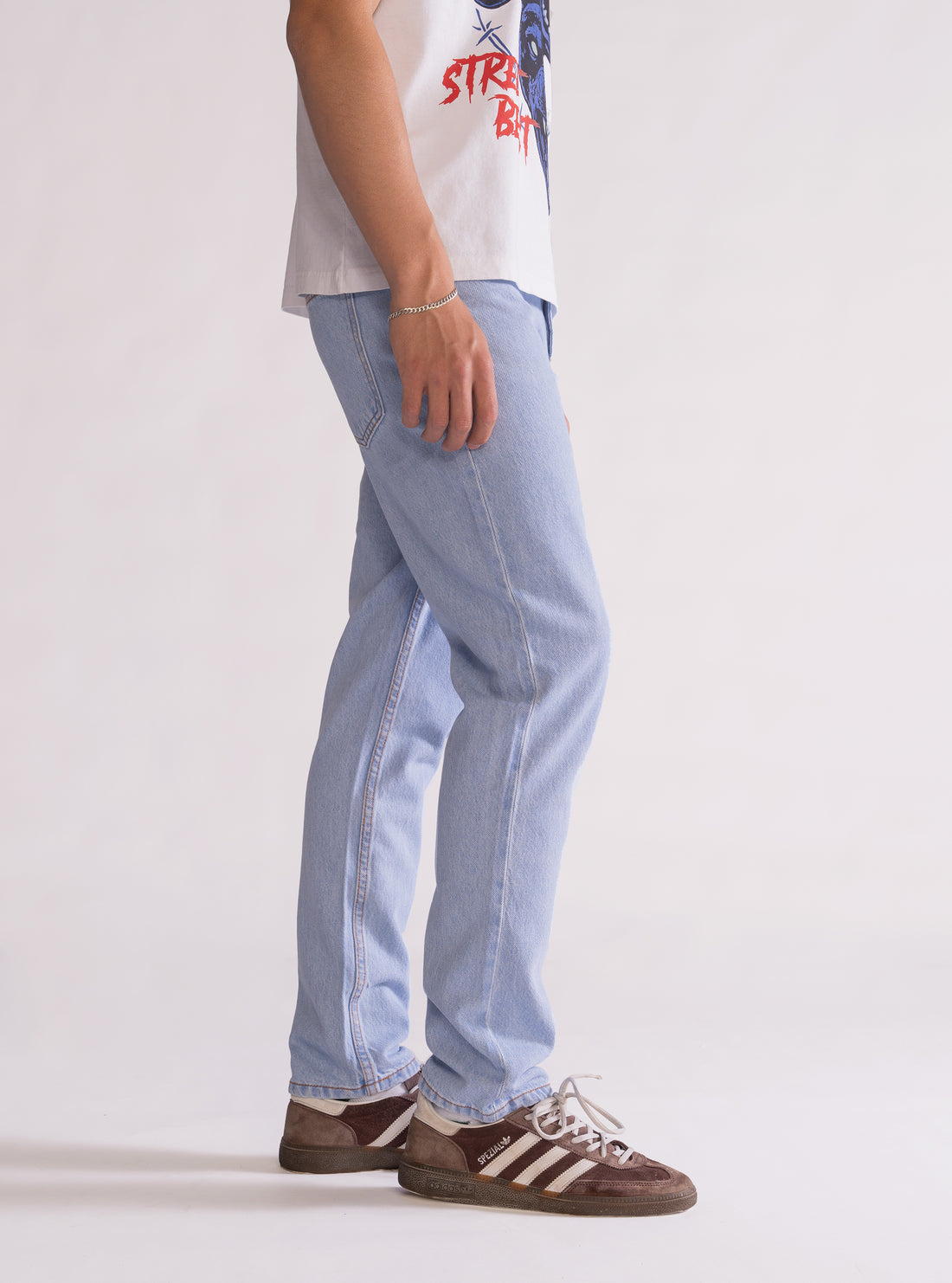 Stay Vintage Fit Jeans, Celeste