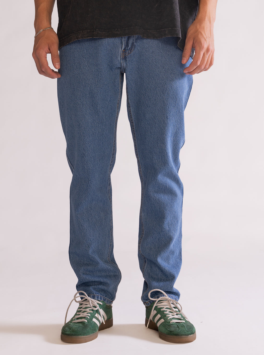 Don't Know Vintage Fit Jeans, Azul Claro