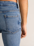 Classic Basic Skinny Jeans, Azul Claro