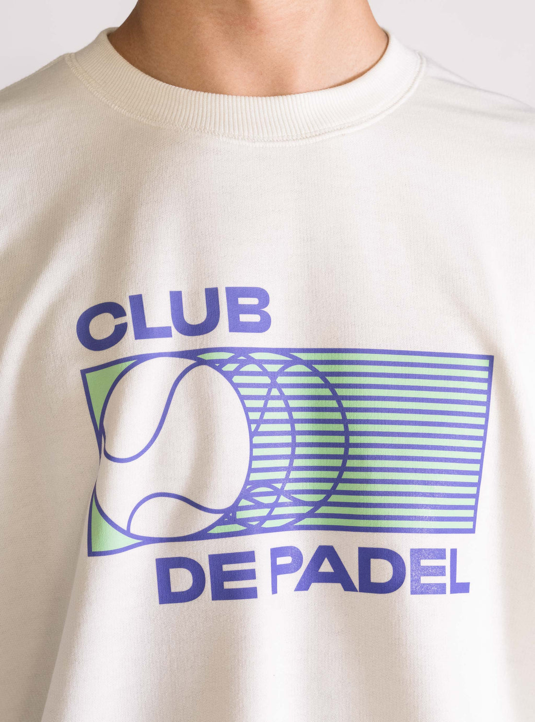 Padel Club Crew Neck, Blanco Hueso