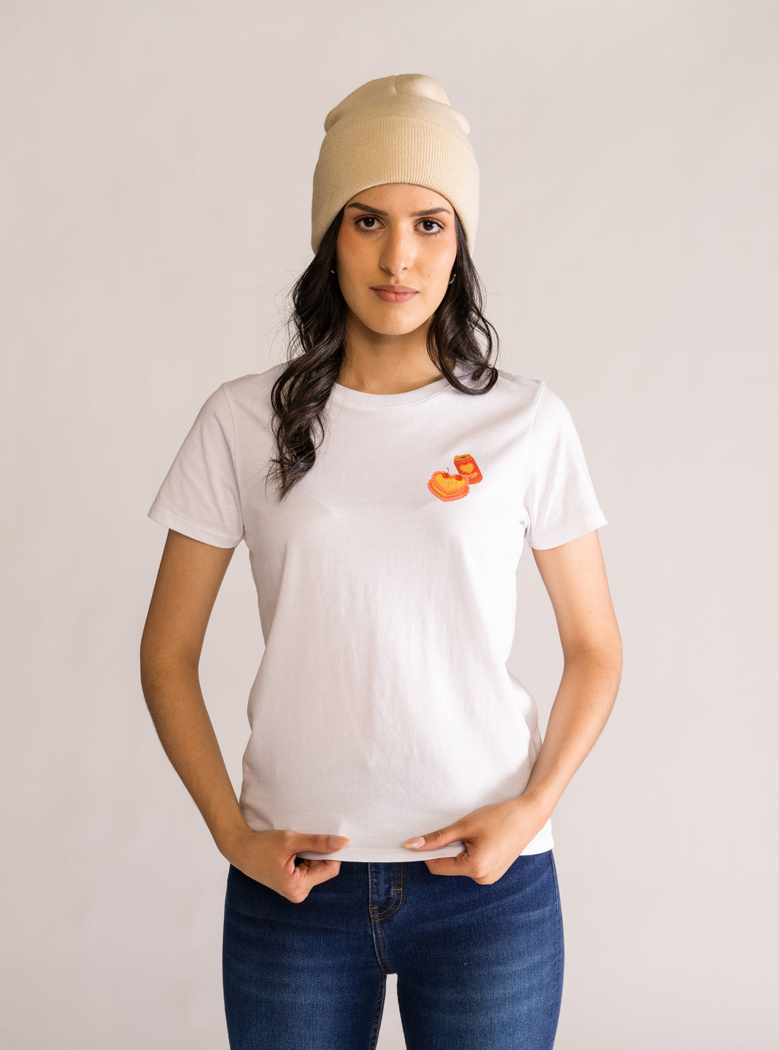 I'm Just A Girl Playera, Blanco