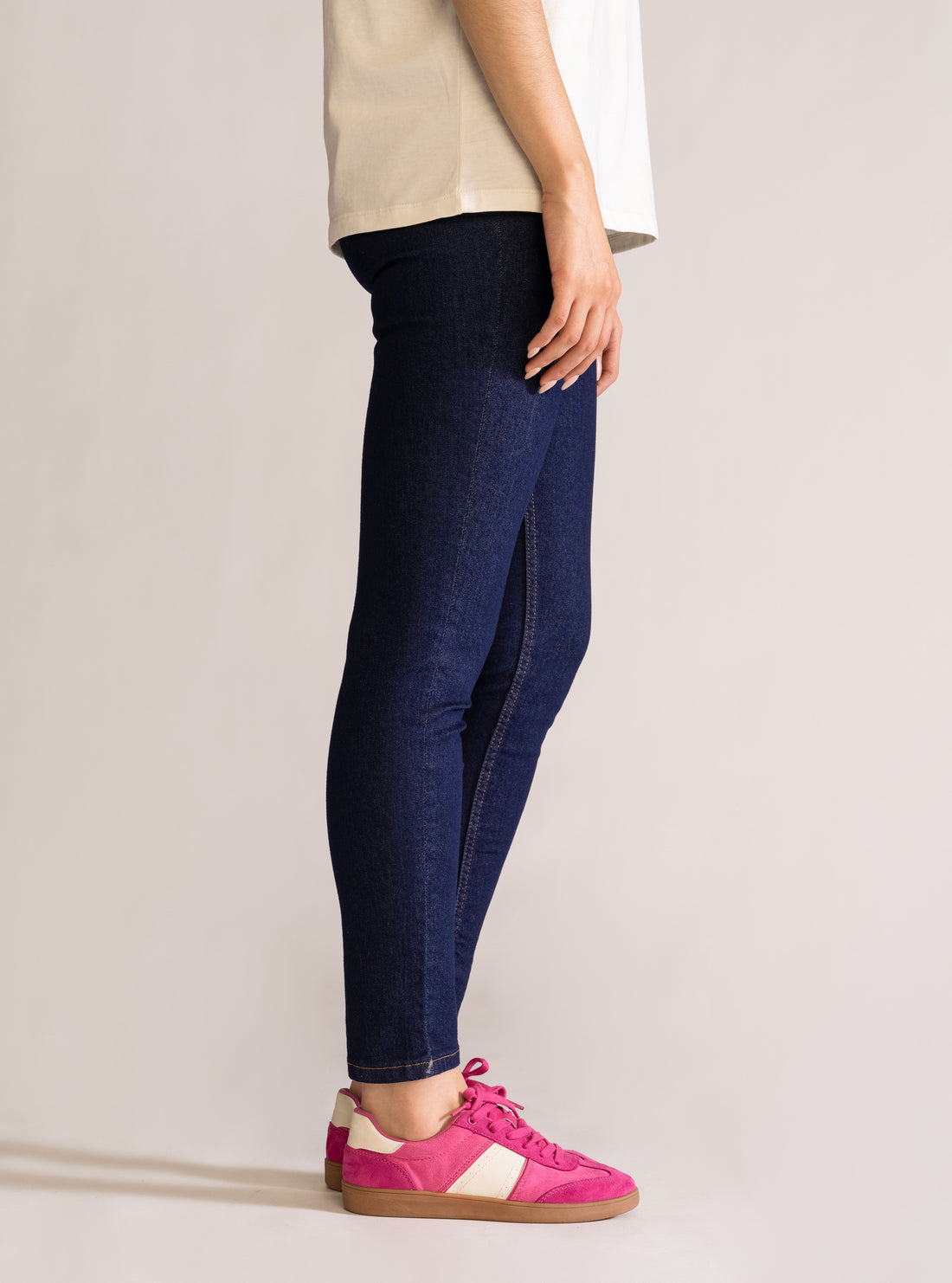 Basic Skinny Jeans, Azul Marino