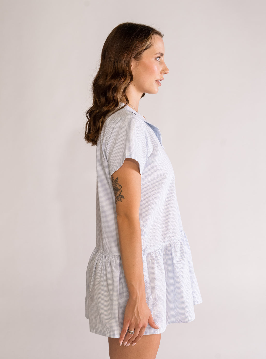 Short n' Sweet Vestido, Celeste