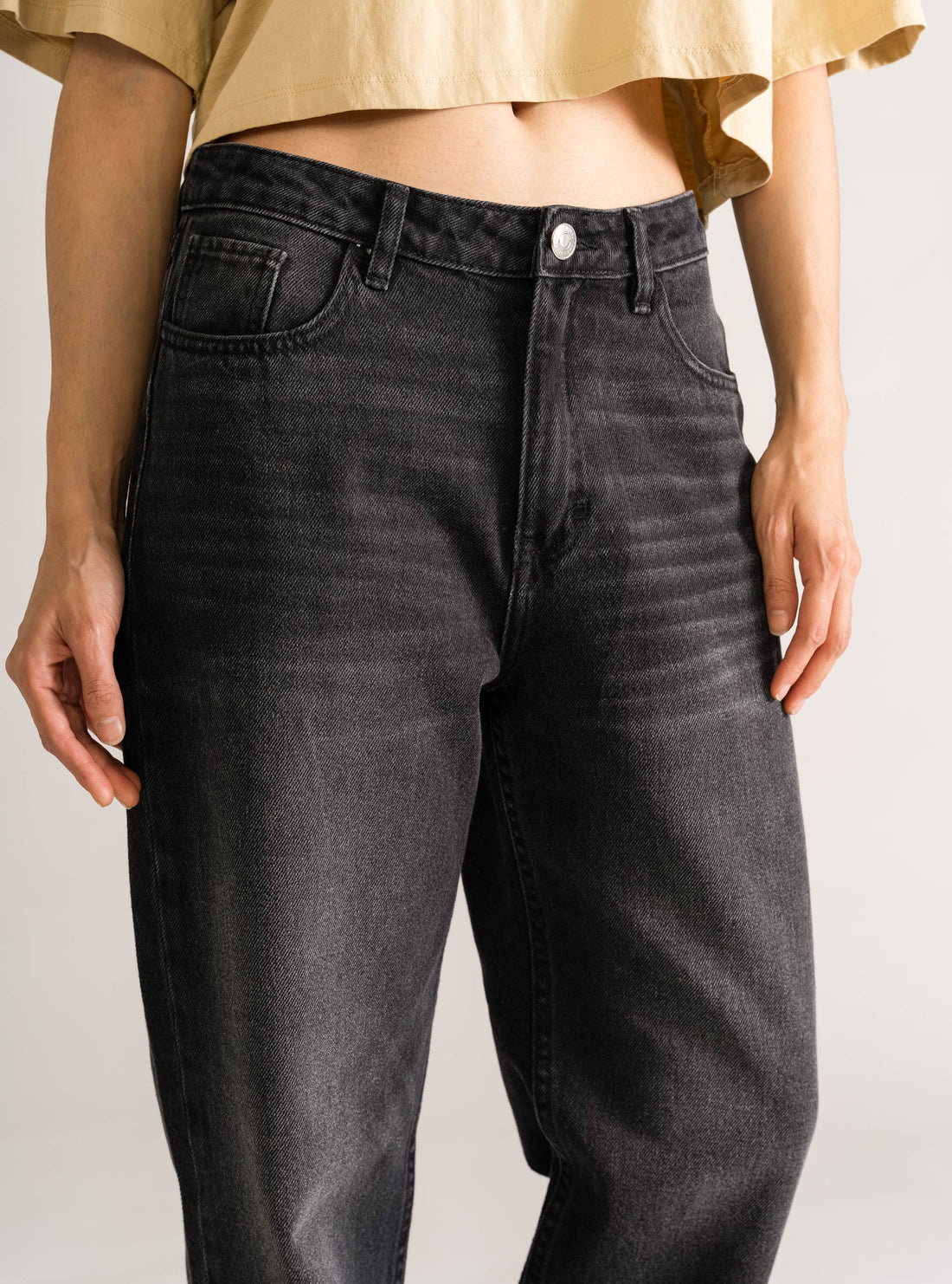 Paper Planes Baggy Jeans, Gris Obscuro