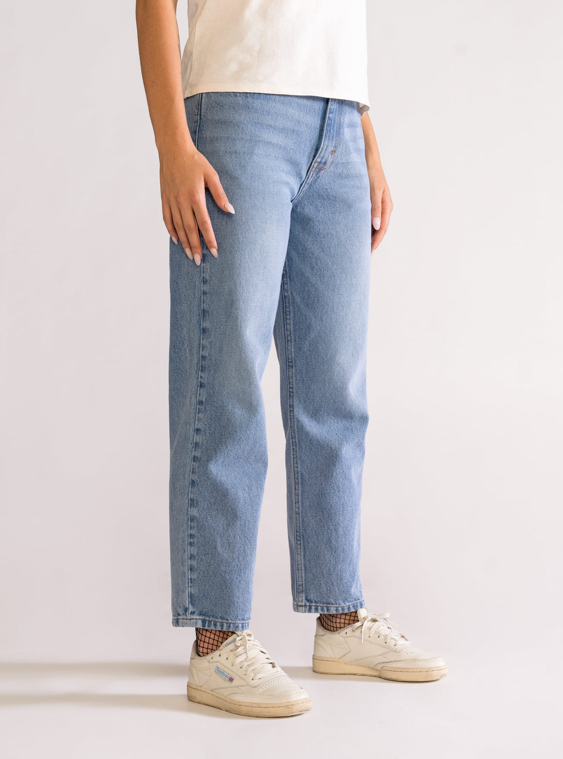 Two Of Hearts 90's Straight Jeans, Celeste