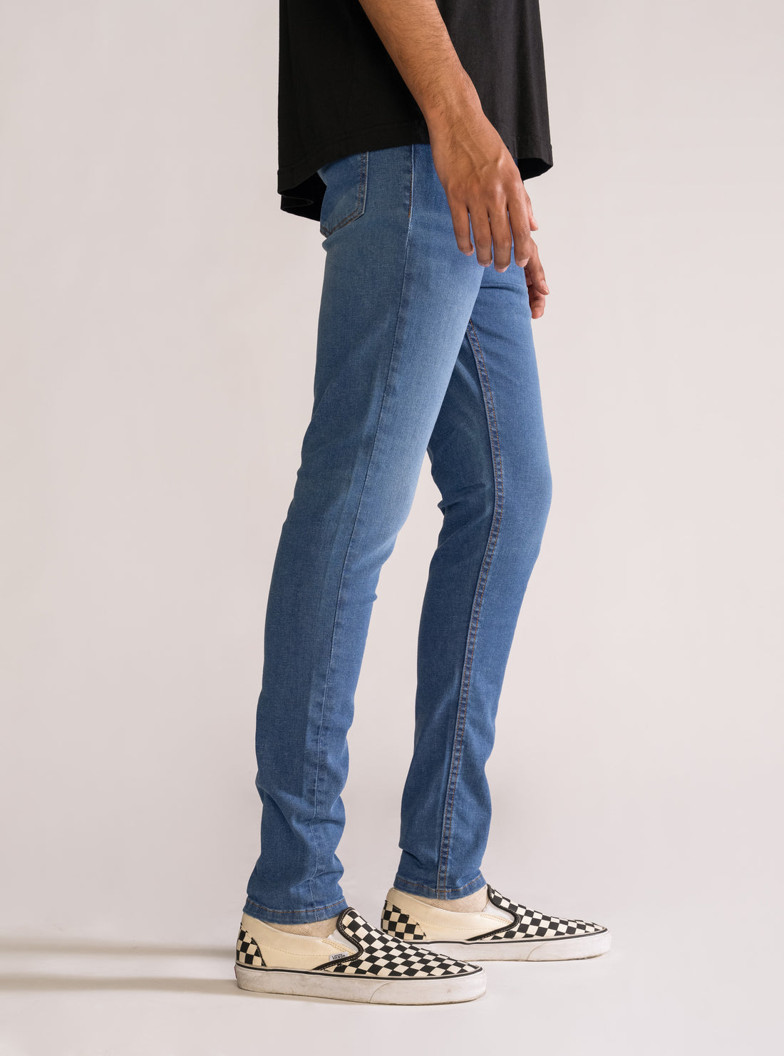 Owning The Night Skinny Jeans, Azul Claro