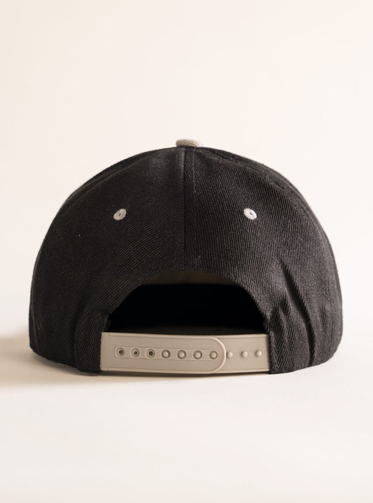 The Hard Way Snapback Cap, Gris Claro
