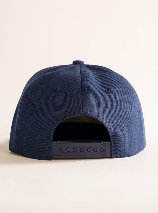 The Hard Way Snapback Cap, Azul Obscuro