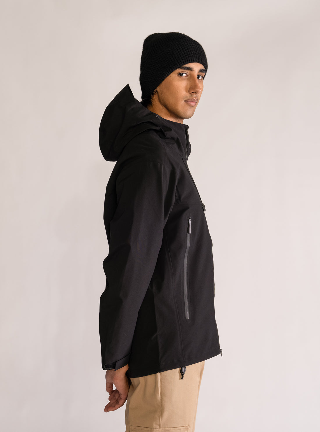 Hooded Water Proof Style, Negro