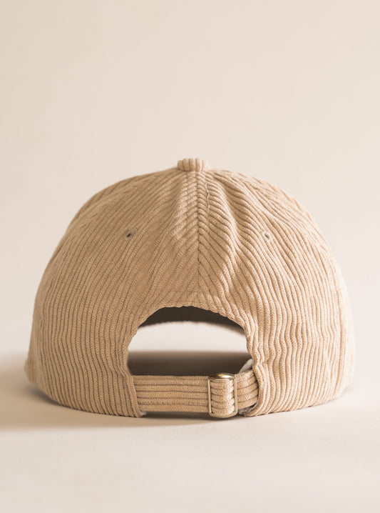 That Feels Good! Corduroy Cap, Beige