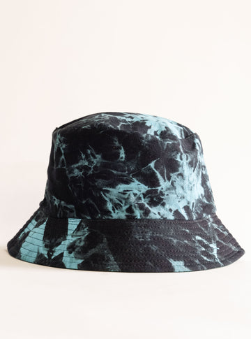 Stylish Reversible Tie Dye Bucket Hat, Turquesa