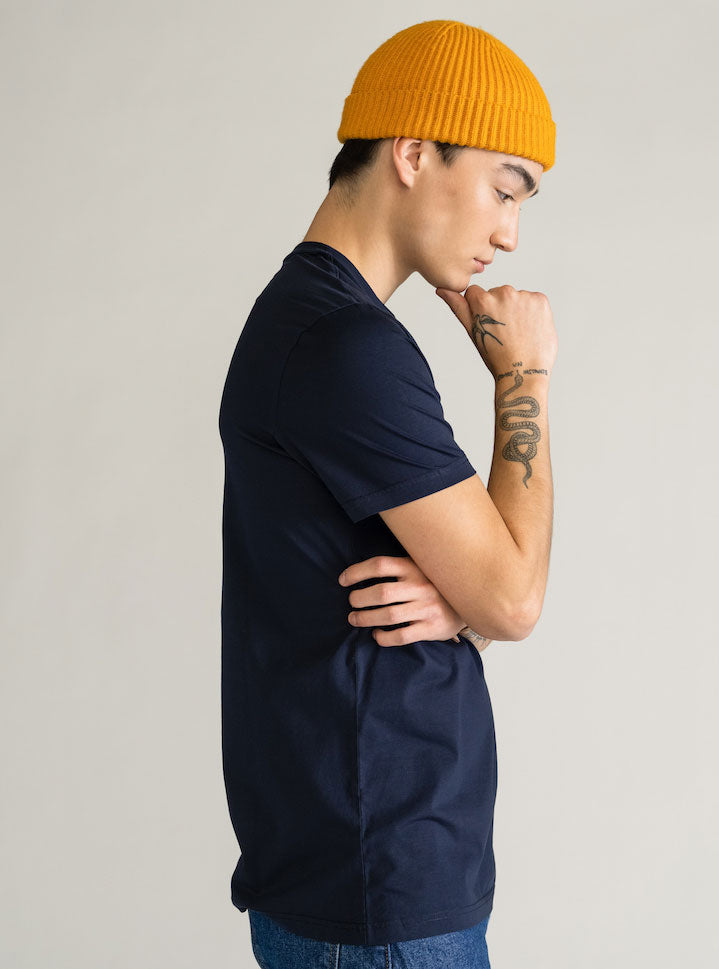 Basic T-Shirt Premium, Azul Obscuro