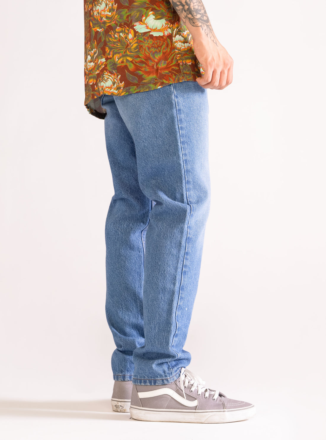 Outpost Regular Vintage Jeans, Azul Claro