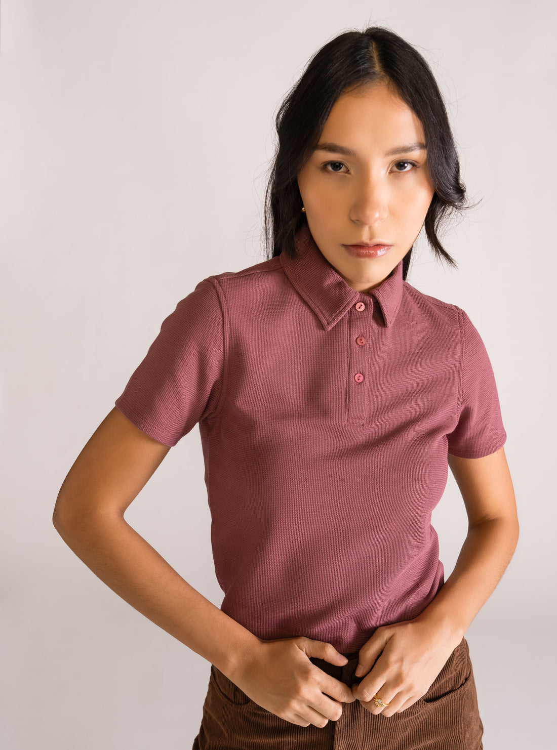 Material Girl Blouse, Morado